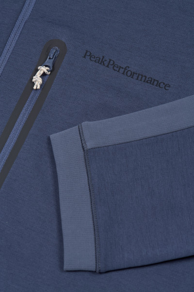MELEGÍTŐ FELSŐ PEAK PERFORMANCE FLO M LIGHT ZIP HOOD - Kép 3