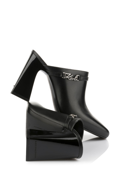KÖRÖMCIPŐ KARL LAGERFELD ASTRA NOVA SIGNIA TRIM MULE - Kép 3