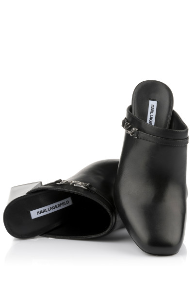 KÖRÖMCIPŐ KARL LAGERFELD ASTRA NOVA SIGNIA TRIM MULE - Kép 2