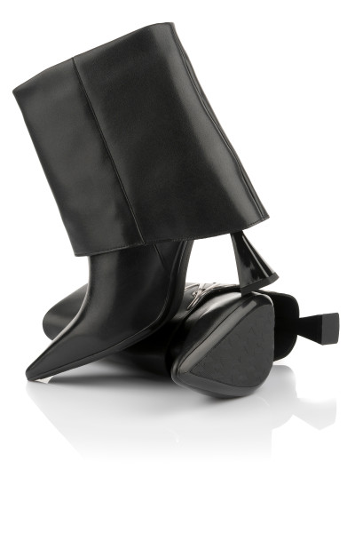 KOTNÍKOVÁ OBUV KARL LAGERFELD DEBUT II FOLD DOWN MIDI BOOT - Fotografie č. 4