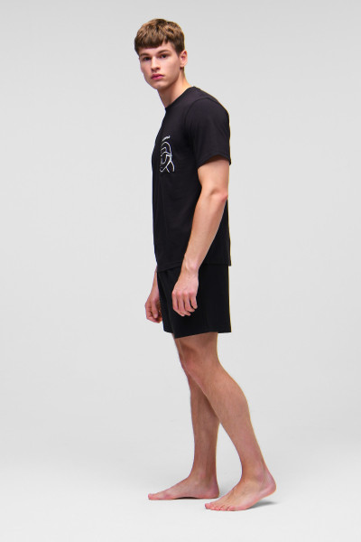 PYŽAMO KARL LAGERFELD IKONIK 2.0 PKT SHORT PJ SET - Fotografia č. 4