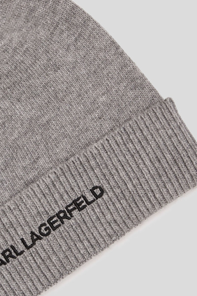 ČEPICE KARL LAGERFELD K/ESSENTIAL BEANIE - Fotografie č. 4