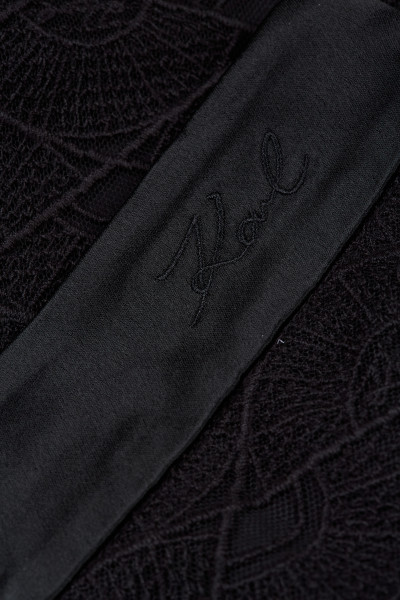 NOHAVICE KARL LAGERFELD FAN LACE PANTS - Fotografia č. 3