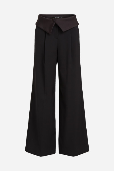 NOHAVICE KARL LAGERFELD TAILORED WIDE LEG PANTS - Fotografia č. 8
