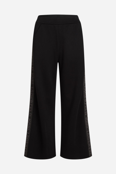 NOHAVICE KARL LAGERFELD GLITTER LOGO TAPE CULOTTES - Fotografia č. 5