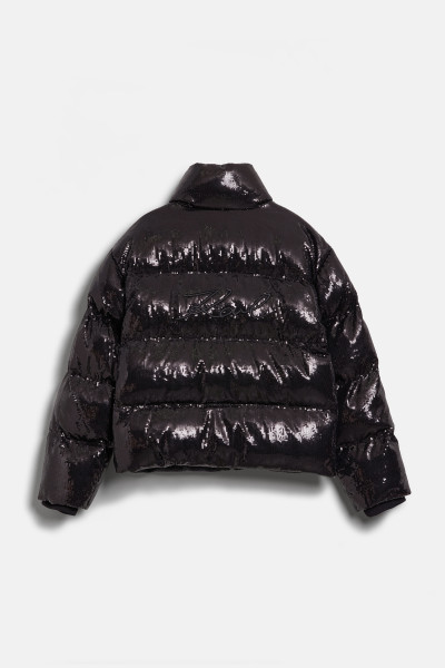 BUNDA KARL LAGERFELD SEQUIN FAUX DOWN JACKET - Fotografia č. 2