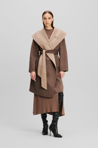 KABÁT KARL LAGERFELD REVERSIBLE SOFT COAT - Fotografie č. 1