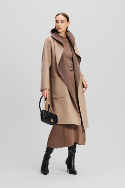 KABÁT KARL LAGERFELD REVERSIBLE SOFT COAT - Fotografie č. 3