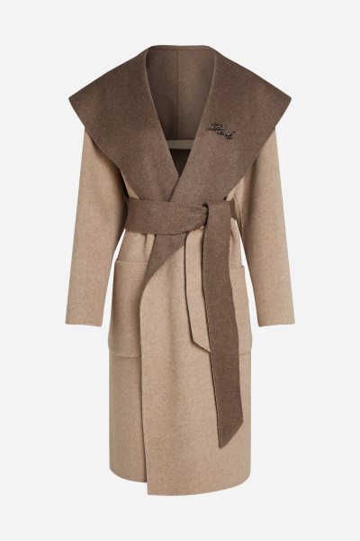 KABÁT KARL LAGERFELD REVERSIBLE SOFT COAT - Fotografie č. 5