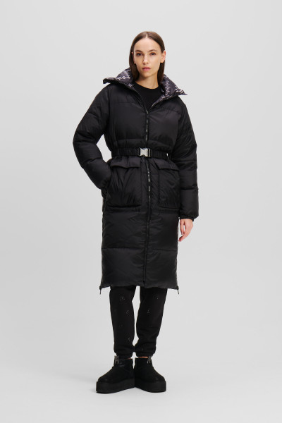 KABÁT KARL LAGERFELD REVERSIBLE LONG DOWN COAT - Fotografie č. 1