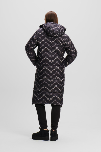 KABÁT KARL LAGERFELD REVERSIBLE LONG DOWN COAT - Fotografie č. 3