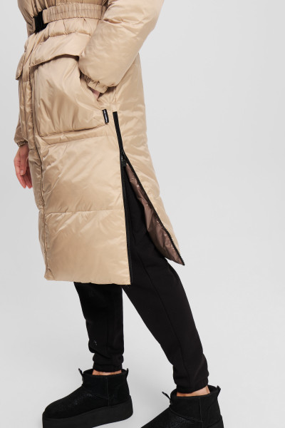 KABÁT KARL LAGERFELD REVERSIBLE LONG DOWN COAT - Kép 4