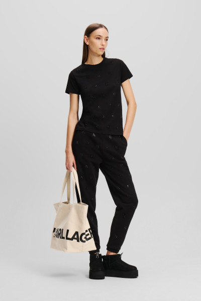 TRIČKO KARL LAGERFELD KL RHINESTONE T-SHIRT - Fotografia č. 2