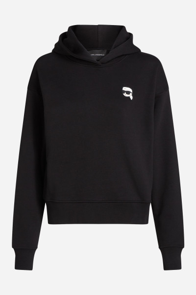 MELEGÍTŐ FELSŐ KARL LAGERFELD IKONIK 2.0 PATCH HOODIE - Kép 5