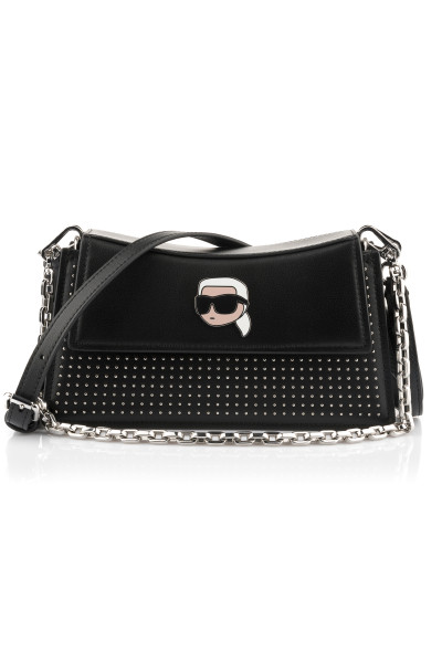 KABELKA KARL LAGERFELD K/IKONIK 2.0 LEATHER SHB STUDS - Fotografia č. 1