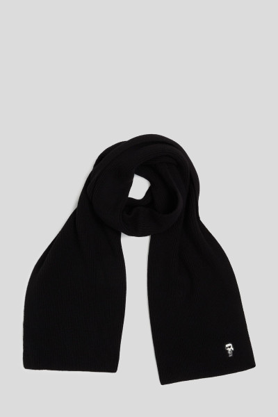 ŠÁLA KARL LAGERFELD K/IKONIK 2.0 KNIT SCARF - Fotografie č. 1