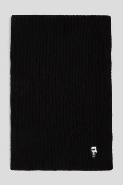 ŠÁLA KARL LAGERFELD K/IKONIK 2.0 KNIT SCARF - Fotografie č. 3