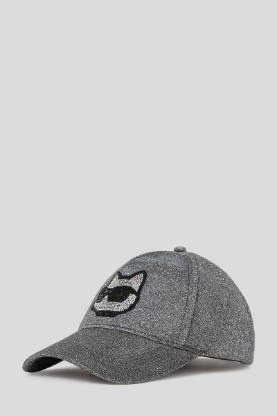 SAPKA KARL LAGERFELD K/IKONIK 2.0 CHOUP GLITTER CAP - Kép 1