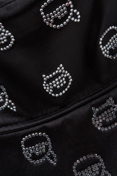 KALAP KARL LAGERFELD K/IKONIK 2.0 RHNSTN BUCKET HAT - Kép 3