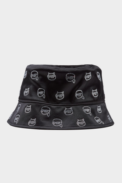 KALAP KARL LAGERFELD K/IKONIK 2.0 RHNSTN BUCKET HAT - Kép 1