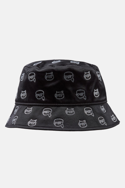 KALAP KARL LAGERFELD K/IKONIK 2.0 RHNSTN BUCKET HAT - Kép 2