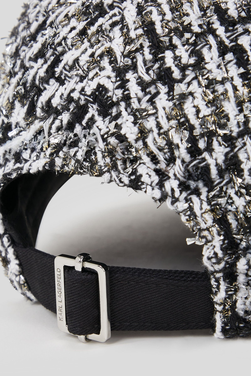 KŠILTOVKA KARL LAGERFELD K/SIGNATURE SP BOUCLE CAP BLACK  display picture 1