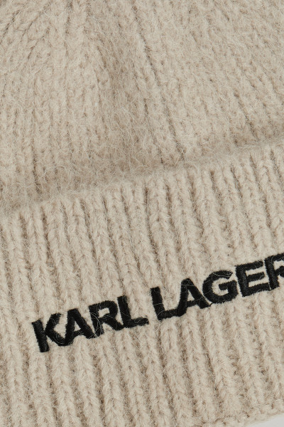 ČEPICE KARL LAGERFELD K/ESSENTIAL BEANIE - Fotografie č. 2