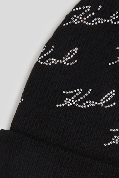 ČEPICE KARL LAGERFELD K/SIGNATURE RHNSTN AOP BEANIE - Fotografie č. 5