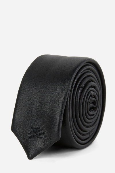 NYAKKENDŐ KARL LAGERFELD LEATHER TIE - Kép 1