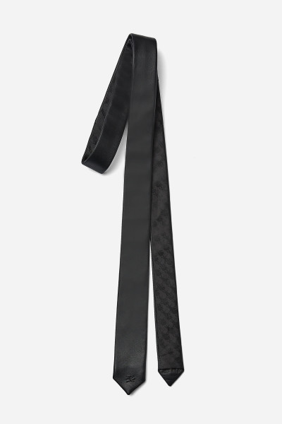 NYAKKENDŐ KARL LAGERFELD LEATHER TIE - Kép 2