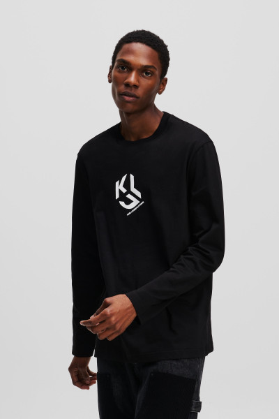 TRIČKO KARL LAGERFELD JEANS KLJ REGULAR MONOGRAM LSLV TEE - Fotografia č. 1