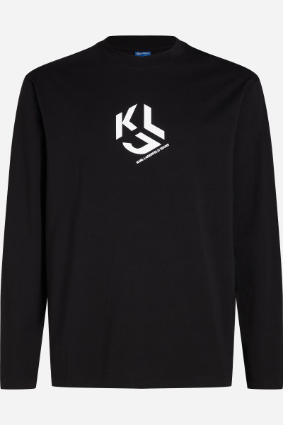 TRIČKO KARL LAGERFELD JEANS KLJ REGULAR MONOGRAM LSLV TEE - Fotografia č. 5