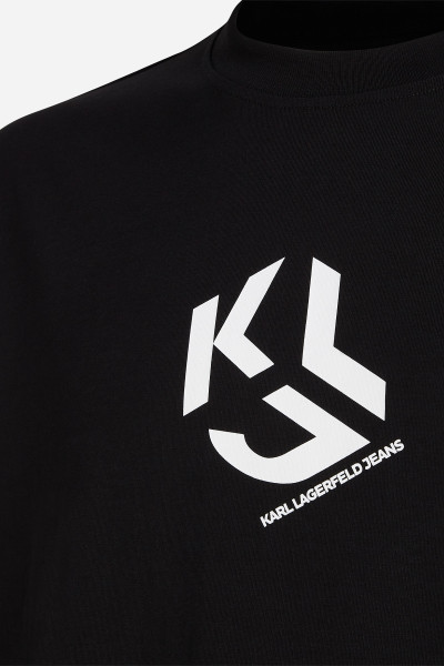 TRIČKO KARL LAGERFELD JEANS KLJ REGULAR MONOGRAM LSLV TEE - Fotografia č. 7