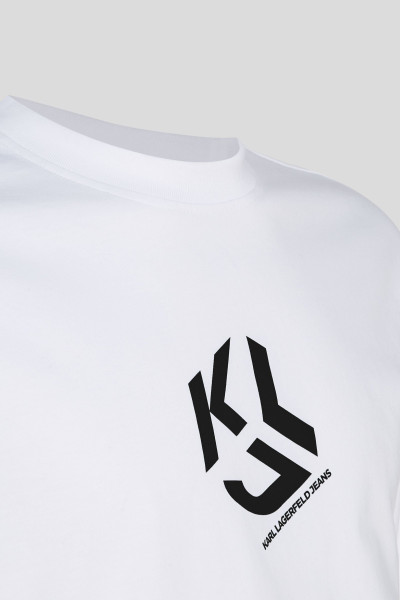 TRIČKO KARL LAGERFELD JEANS KLJ REGULAR MONOGRAM LSLV TEE - Fotografia č. 3