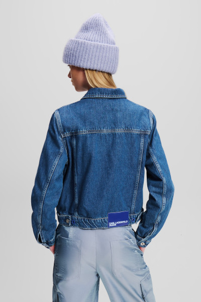 DZSEKI KARL LAGERFELD JEANS KLJ REGULAR DENIM JACKET - Kép 3
