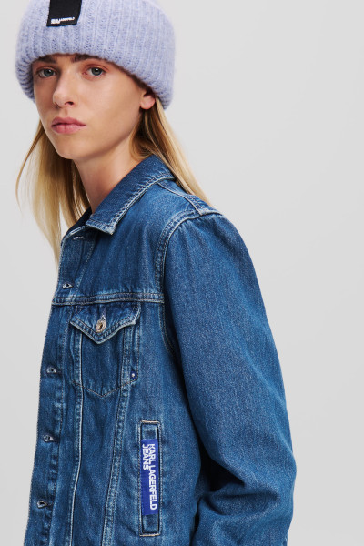DZSEKI KARL LAGERFELD JEANS KLJ REGULAR DENIM JACKET - Kép 4