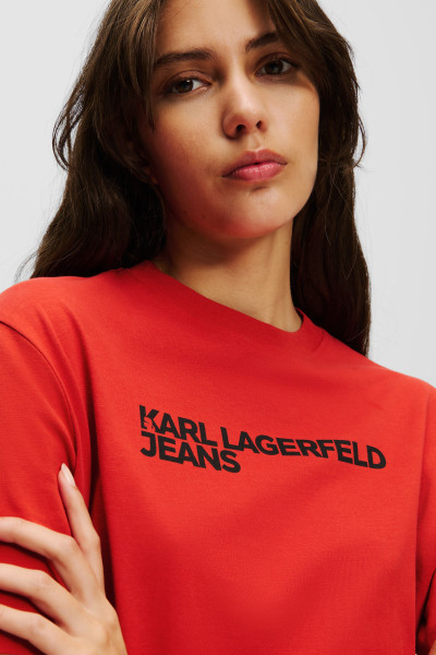 TRIČKO KARL LAGERFELD JEANS KLJ REGULAR SSLV TEE - Fotografie č. 4