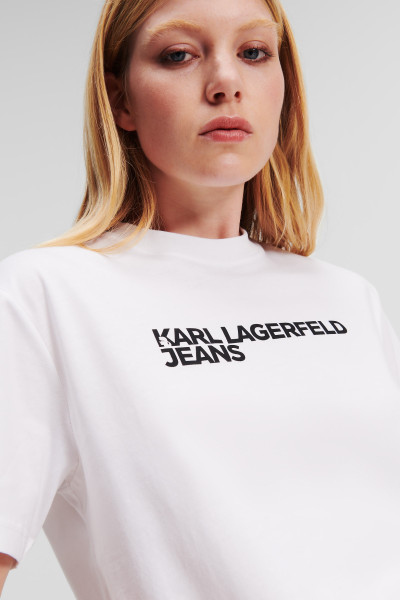 TRIČKO KARL LAGERFELD JEANS KLJ REGULAR SSLV TEE - Fotografie č. 4