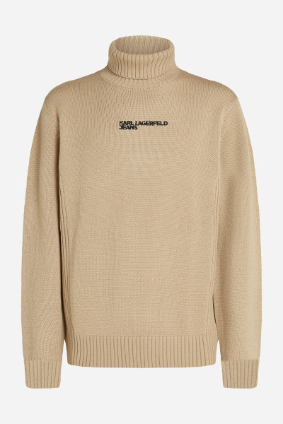 SVETR KARL LAGERFELD JEANS KLJ REGULAR ROLLNECK SWEATER - Fotografie č. 5