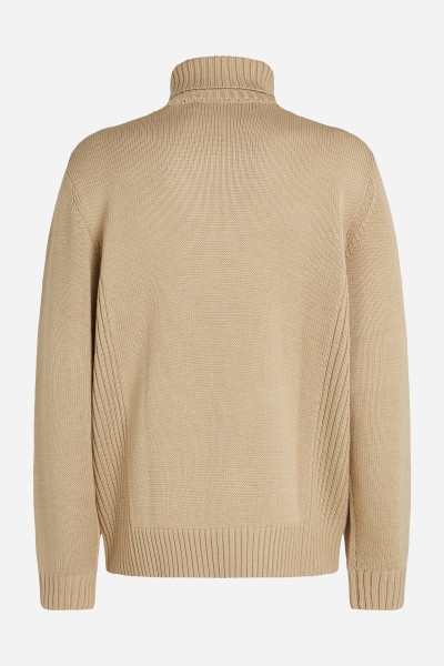 SVETR KARL LAGERFELD JEANS KLJ REGULAR ROLLNECK SWEATER - Fotografie č. 6