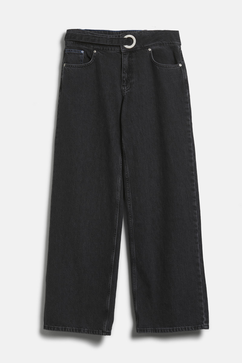 Farmer Karl Lagerfeld Jeans Klj Mr Relaxed Eyelet Denim Washed Black