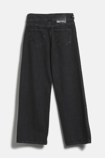 FARMER KARL LAGERFELD JEANS KLJ MR RELAXED EYELET DENIM - Kép 2