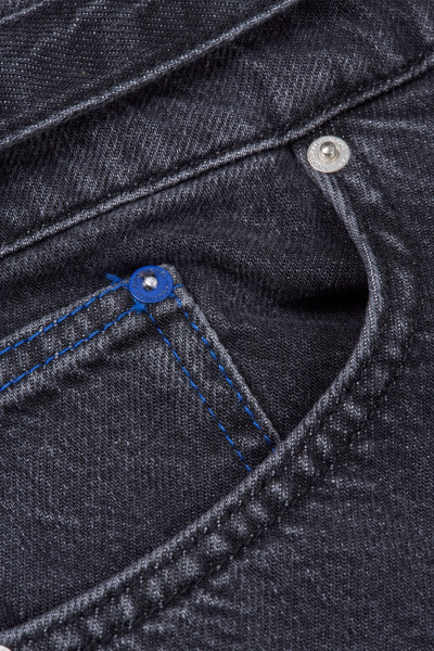 FARMER KARL LAGERFELD JEANS KLJ MR RELAXED EYELET DENIM - Kép 4