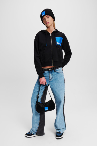 DŽÍNSY KARL LAGERFELD JEANS KLJ MR RELAXED BLOCK DENIM - Fotografia č. 3