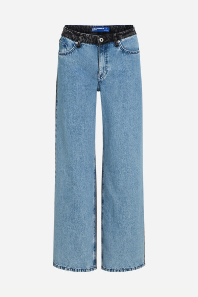 DŽÍNSY KARL LAGERFELD JEANS KLJ MR RELAXED BLOCK DENIM - Fotografia č. 5