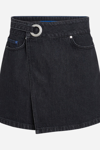 SUKNĚ KARL LAGERFELD JEANS KLJ EYELET DENIM SKIRT - Fotografie č. 5