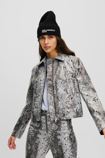 BUNDA KARL LAGERFELD JEANS KLJ FAUX LEATHER JACKET - Fotografie č. 1