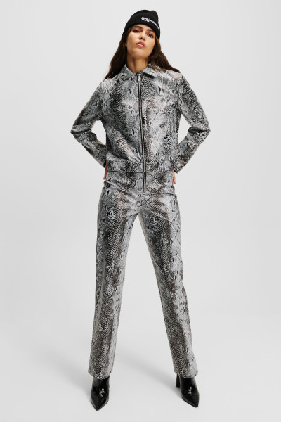 BUNDA KARL LAGERFELD JEANS KLJ FAUX LEATHER JACKET - Fotografie č. 2