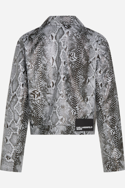BUNDA KARL LAGERFELD JEANS KLJ FAUX LEATHER JACKET - Fotografie č. 6