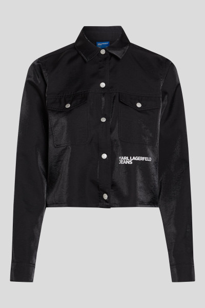 KOŠILE KARL LAGERFELD JEANS KLJ BOXY IRIDESCENT SHIRT - Fotografie č. 1